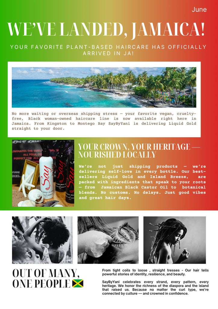 Big News! SayByYani is Now Available in Jamaica